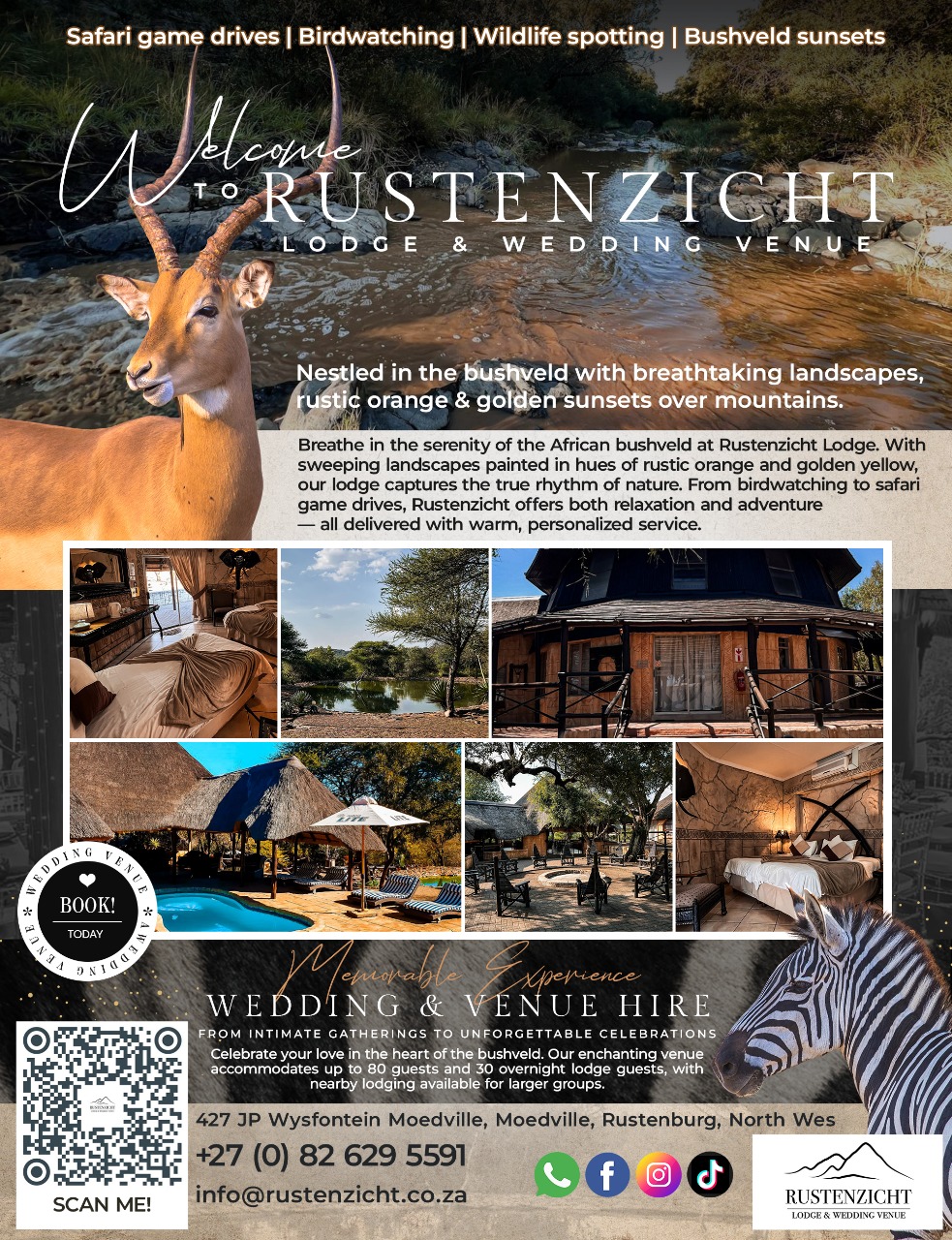 Rustenzicht Lodge & Wedding Venue