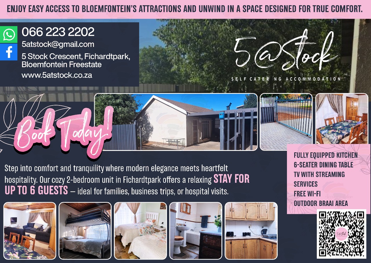 5 @ Stock Self Catering Accommodation