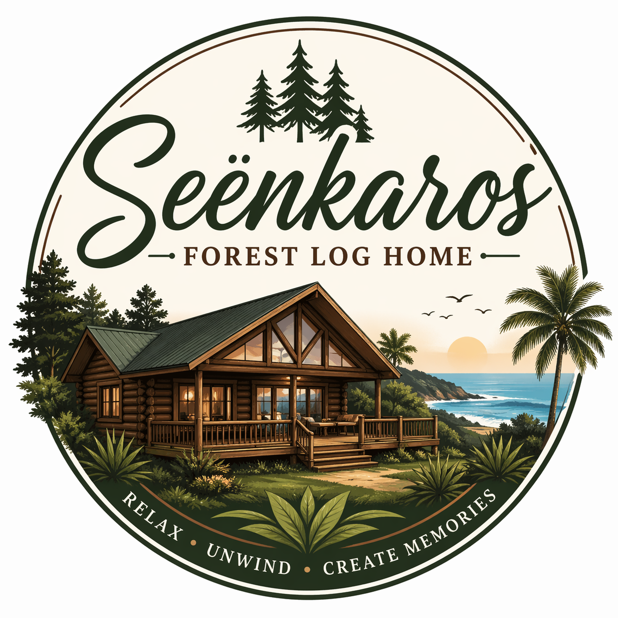 Seënkaros Forest Log Home