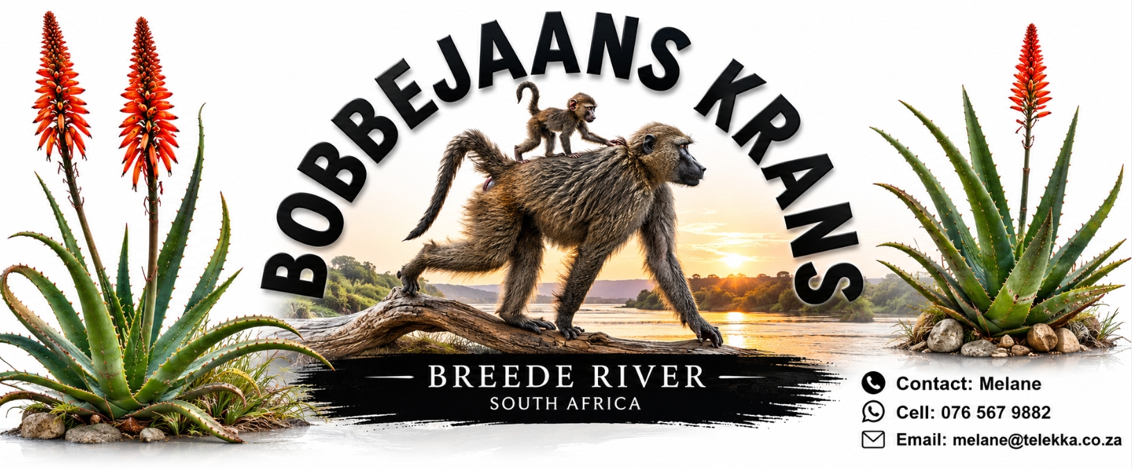 Bobbejaans krans at the Breede river